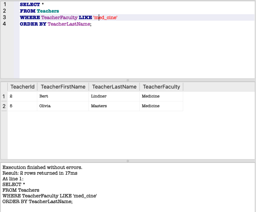 Search pattern with _ (underscore)